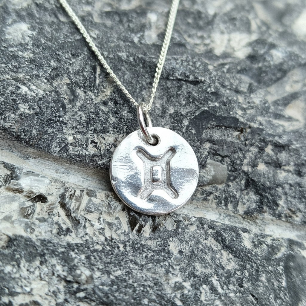 White Boar Forge Handmade Sterling Silver Zodiac Necklace | All 12 Star Signs | 925 Astrology Pendant | Handcrafted Sun Sign Talisman