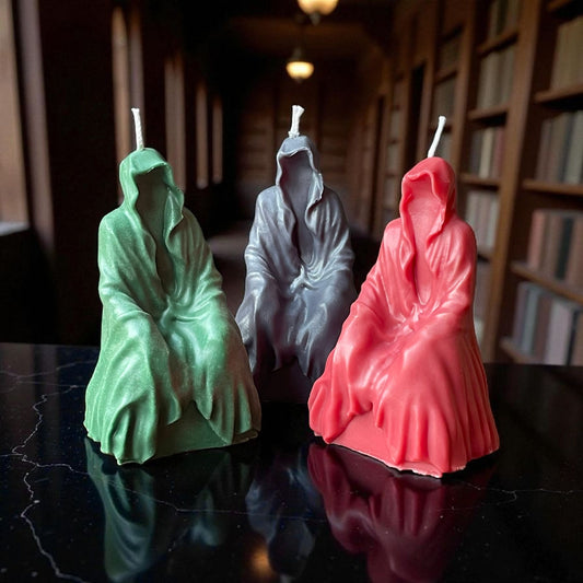 The Traitors Historical Victorian Gothic Hollow Monk Grim Reaper Candle Choice Of Fragrances Handmade in Leicestershire