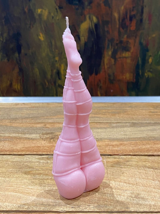 Made To Order Bondage Shibari Legs Soy Wax Candle Choice Of Colour & Fragrance Free UK Post