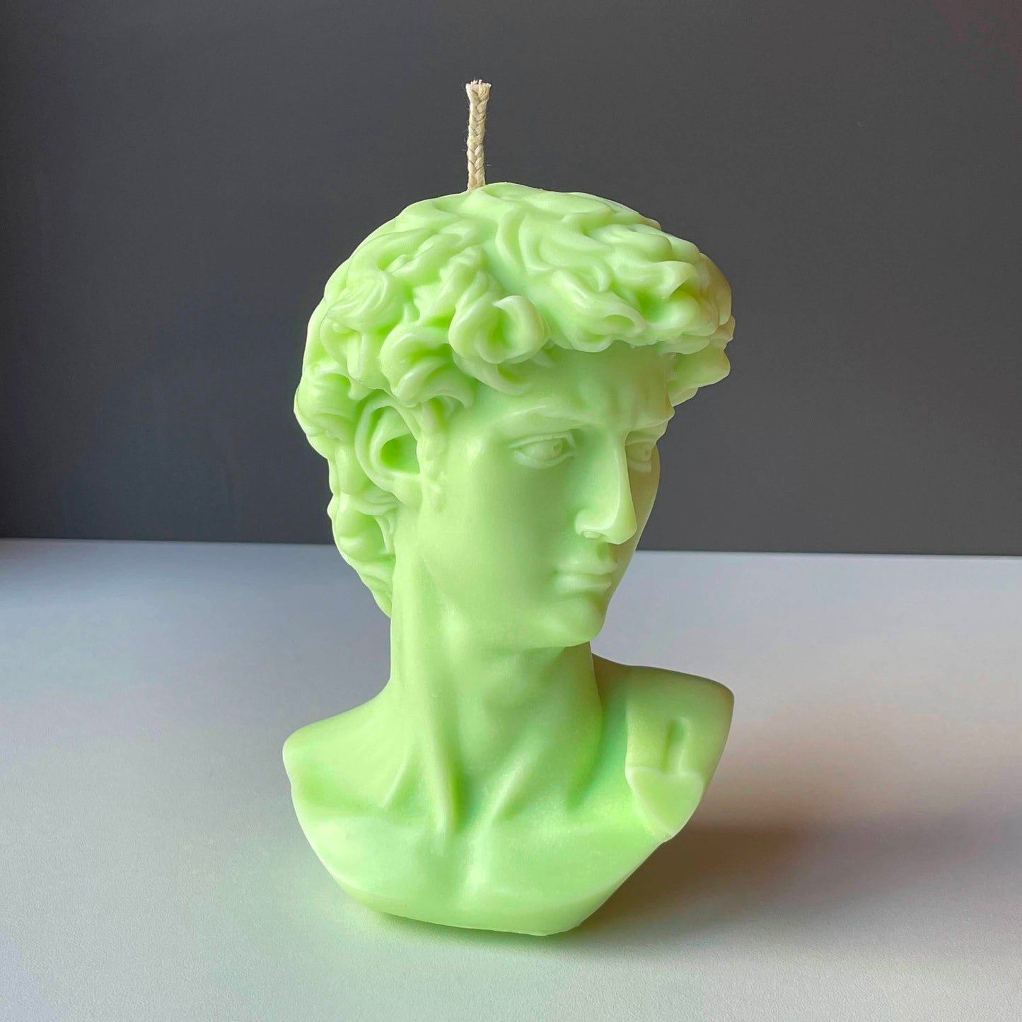 Michelangelo David – Renaissance Art Sculpture Bust – Handmade Soy Blend Candle, Multiple Colours & Fragrances, Bespoke Gift, UK Free Post