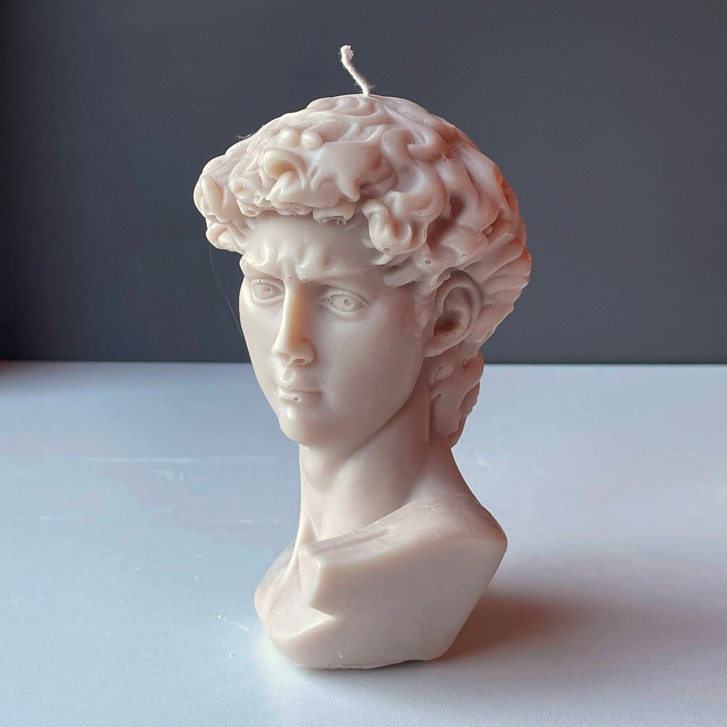 Michelangelo David – Renaissance Art Sculpture Bust – Handmade Soy Blend Candle, Multiple Colours & Fragrances, Bespoke Gift, UK Free Post