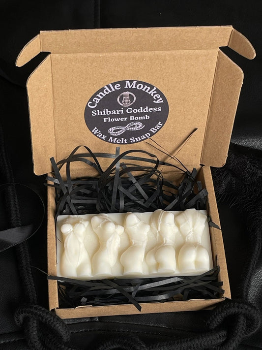 Shibari Goddess Sexy Bondage Soy Blend Ivory Wax Melt Snap Bar Eco Packaging Gift 100 Fragrances Set Free UK Post