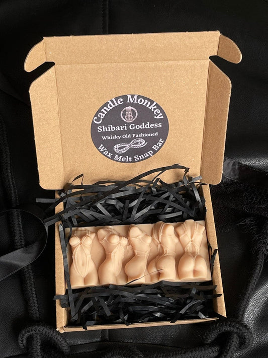 Shibari Goddess Sexy Bondage Soy Blend Beige Wax Melt Snap Bar Eco Packaging Gift 100 Fragrances Set Free UK Post