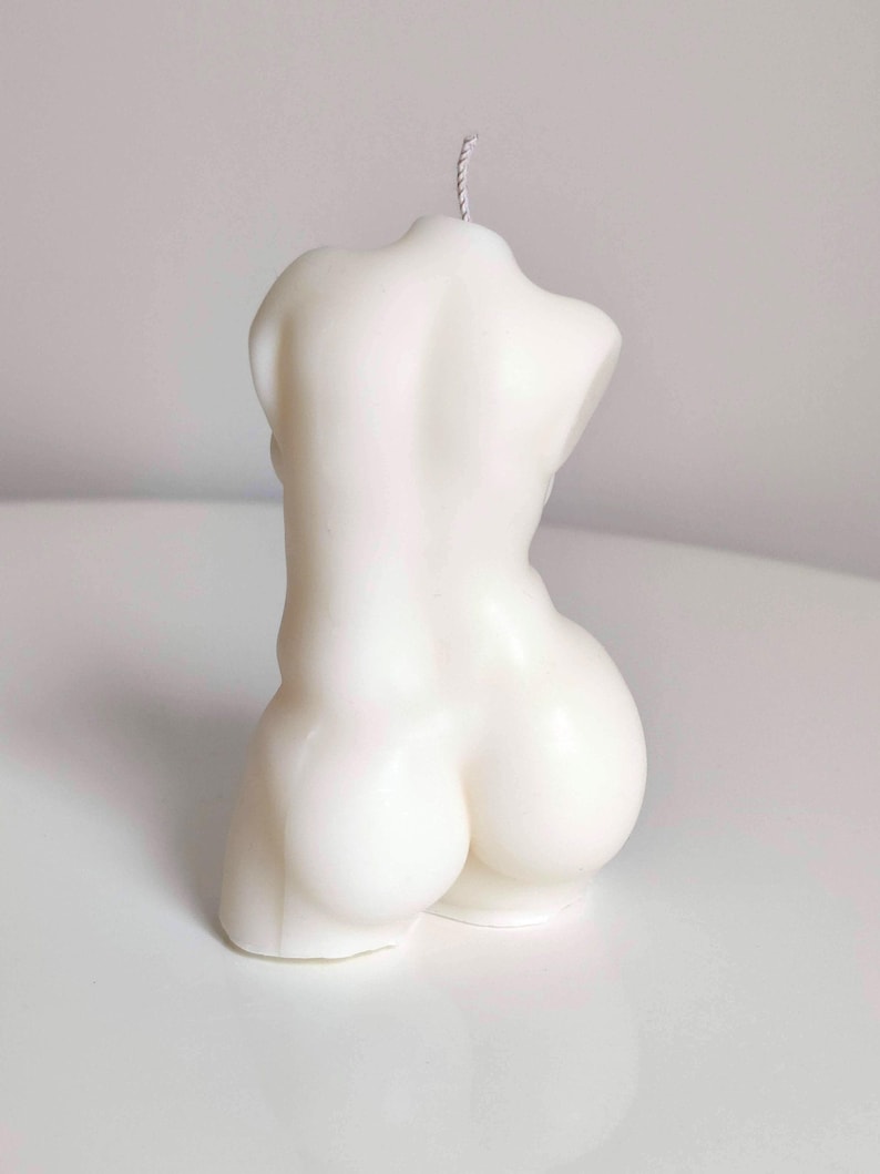 Ivory Sculpture Candle Transgender Transexual Nude Skin Tone Huge Choice Of Fragrances / Colours Handmade in Leicestershire Free UK Post