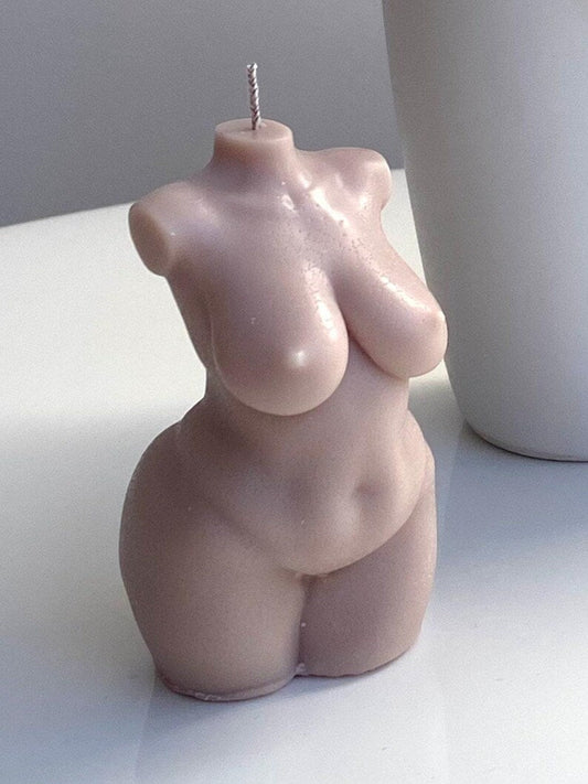 Rubens Hélène Beige Hand Made Curvy Body Torso Natural Beauty Figure Art Sculpture Natural Goddess Soy Candle Bespoke Scent Free UK Post