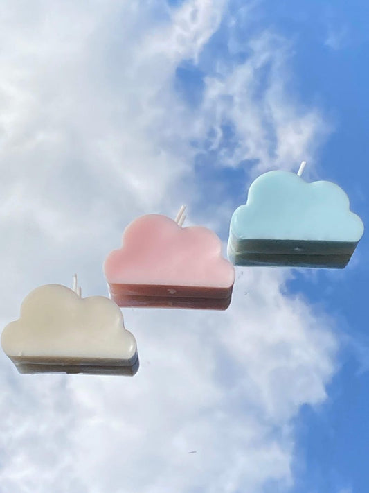 Cumulonimbus Trio Of Hand Made Pastel Clouds Soy Candles Cloud Cluster 100 Fragrance Choice Free Post To UK