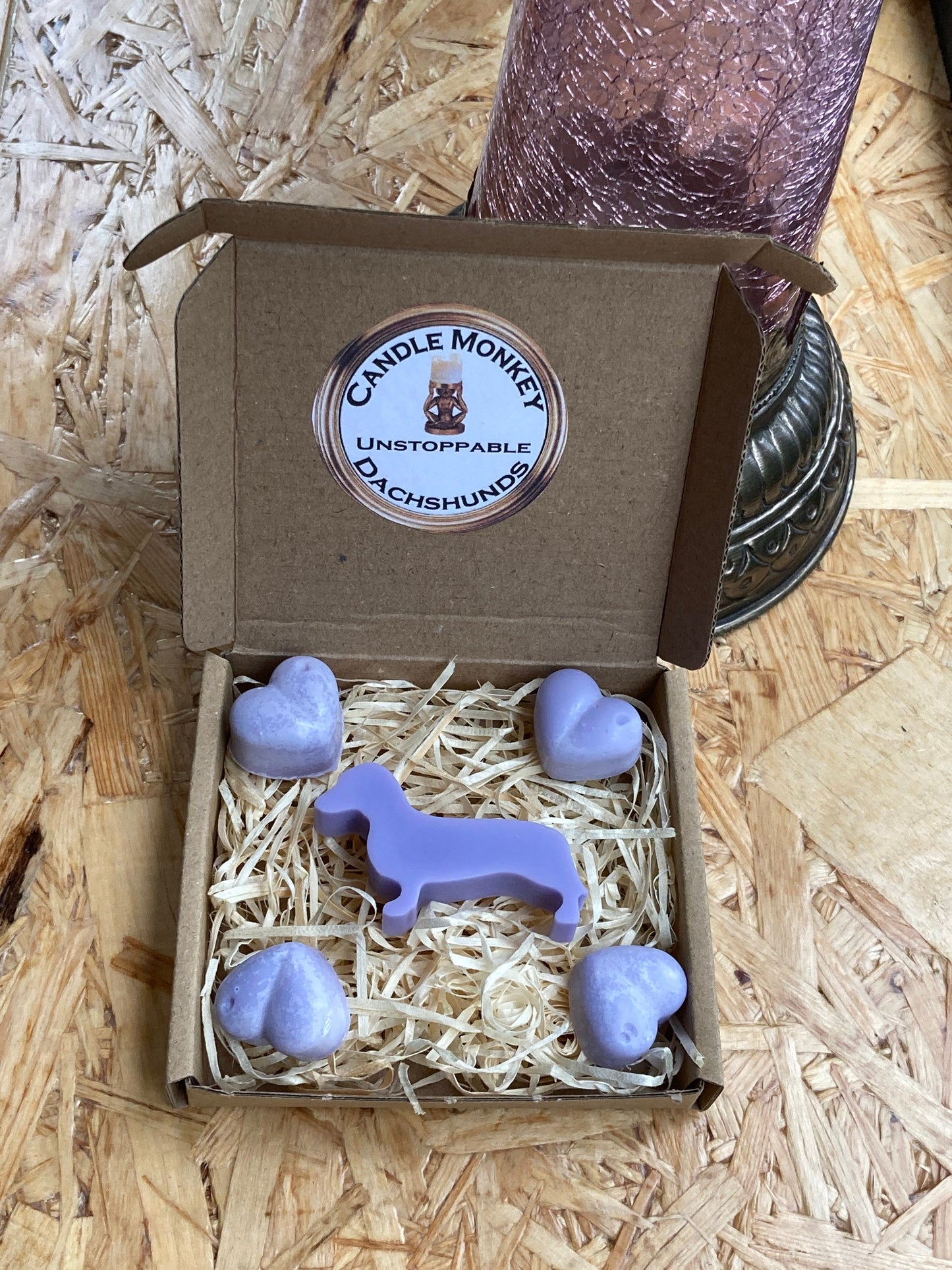 Unstoppable Dachshunds Sausage Dogs Box Of Wax Melts Fresh Blue Spring Lavish Bliss Dreams Laundry. Spring Clean Scents. Free UK Post