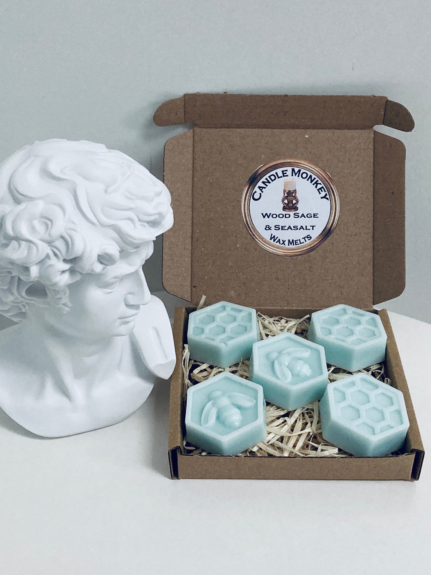 Malone Honeycomb Wax Melts Holz, Salbei und Meersalz, Orangenblüte, Birne und Freesie, Lavendel, Limette, Basilikum, Mandarine, Briefkastengeschenk, kostenlose UK-Post