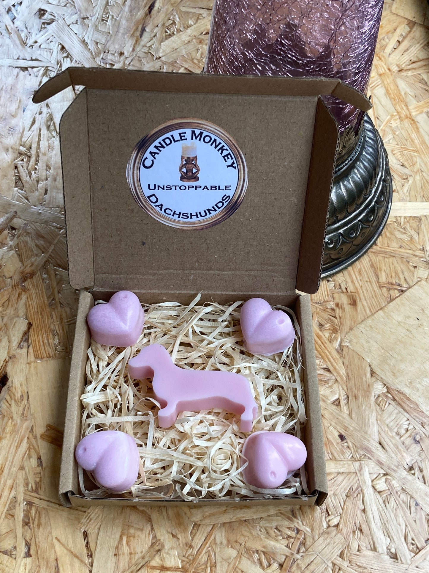 Unstoppable Dachshunds Sausage Dogs Box Of Wax Melts Fresh Blue Spring Lavish Bliss Dreams Laundry. Spring Clean Scents. Free UK Post