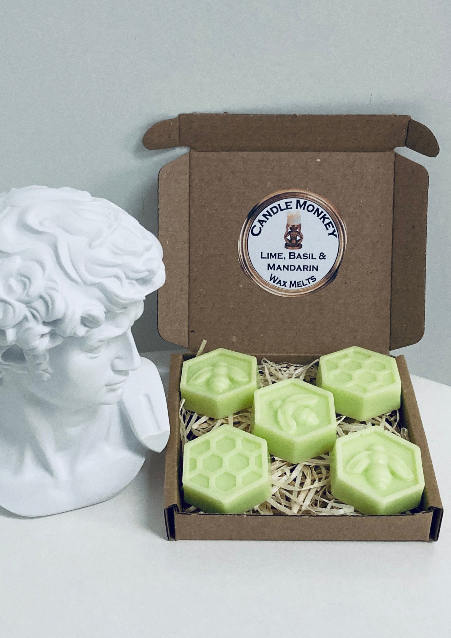 Malone Honeycomb Wax Melts Holz, Salbei und Meersalz, Orangenblüte, Birne und Freesie, Lavendel, Limette, Basilikum, Mandarine, Briefkastengeschenk, kostenlose UK-Post