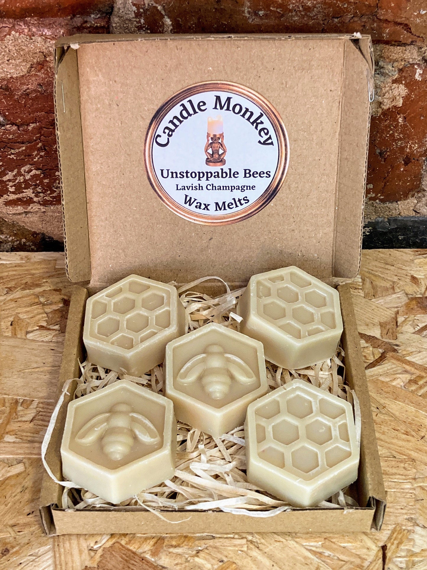 Unstoppable Bees Box Of Honeycomb Shaped Wax Melts Fresh Laundry Clean Home Cotton Washing Fabric Conditioner Inspired Free UK Post