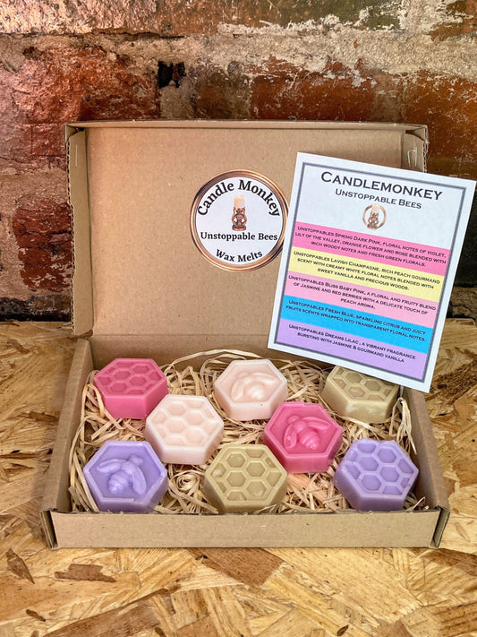 Unstoppable Bees Box Of Honeycomb Shaped Wax Melts Fresh Laundry Clean Home Cotton Washing Fabric Conditioner Inspired Free UK Post