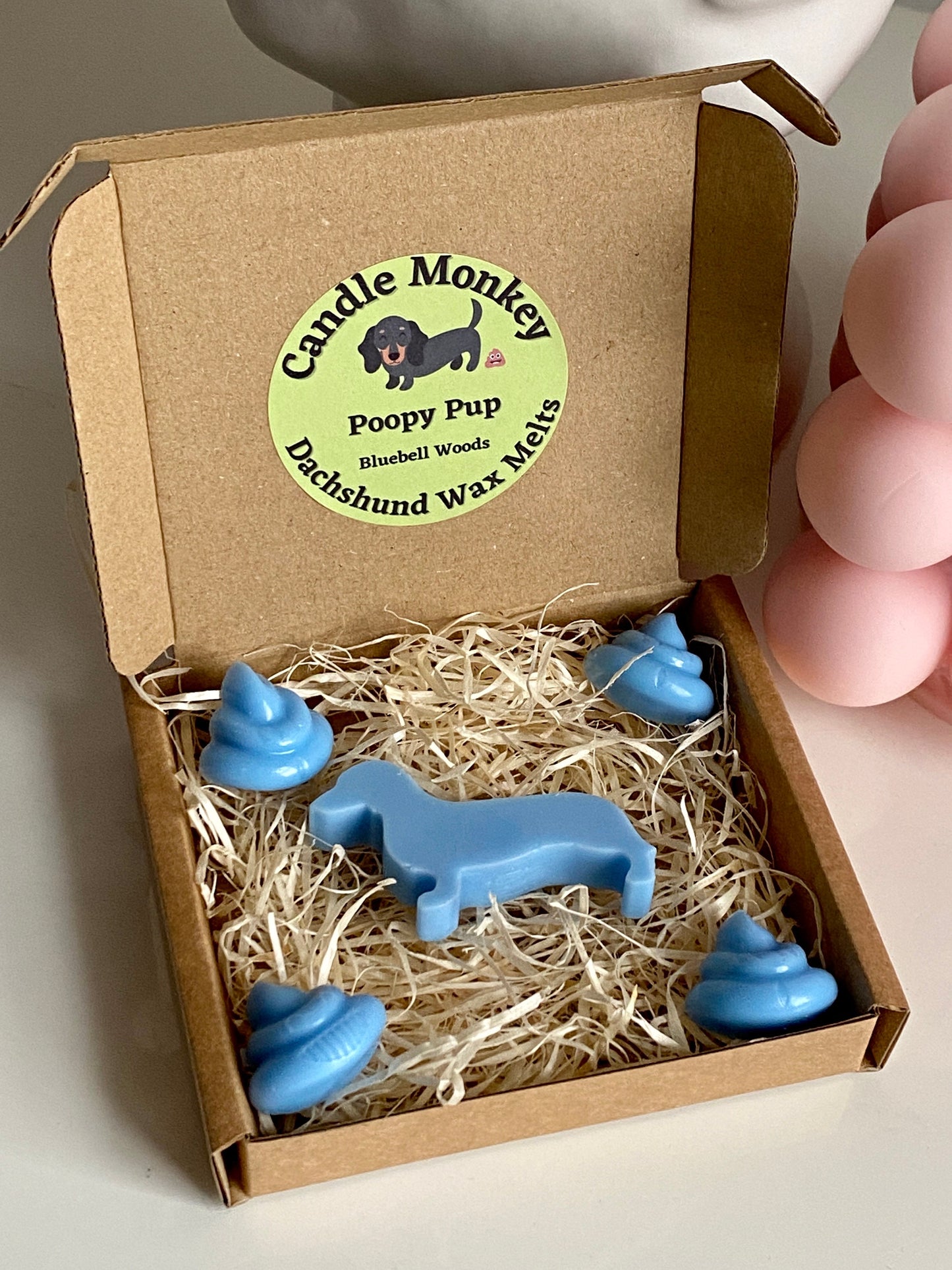 Poopy Pups - Spring Collection Dachshund Sausage Dogs Wax Melts Fresh Spring Fragrances Free UK Post