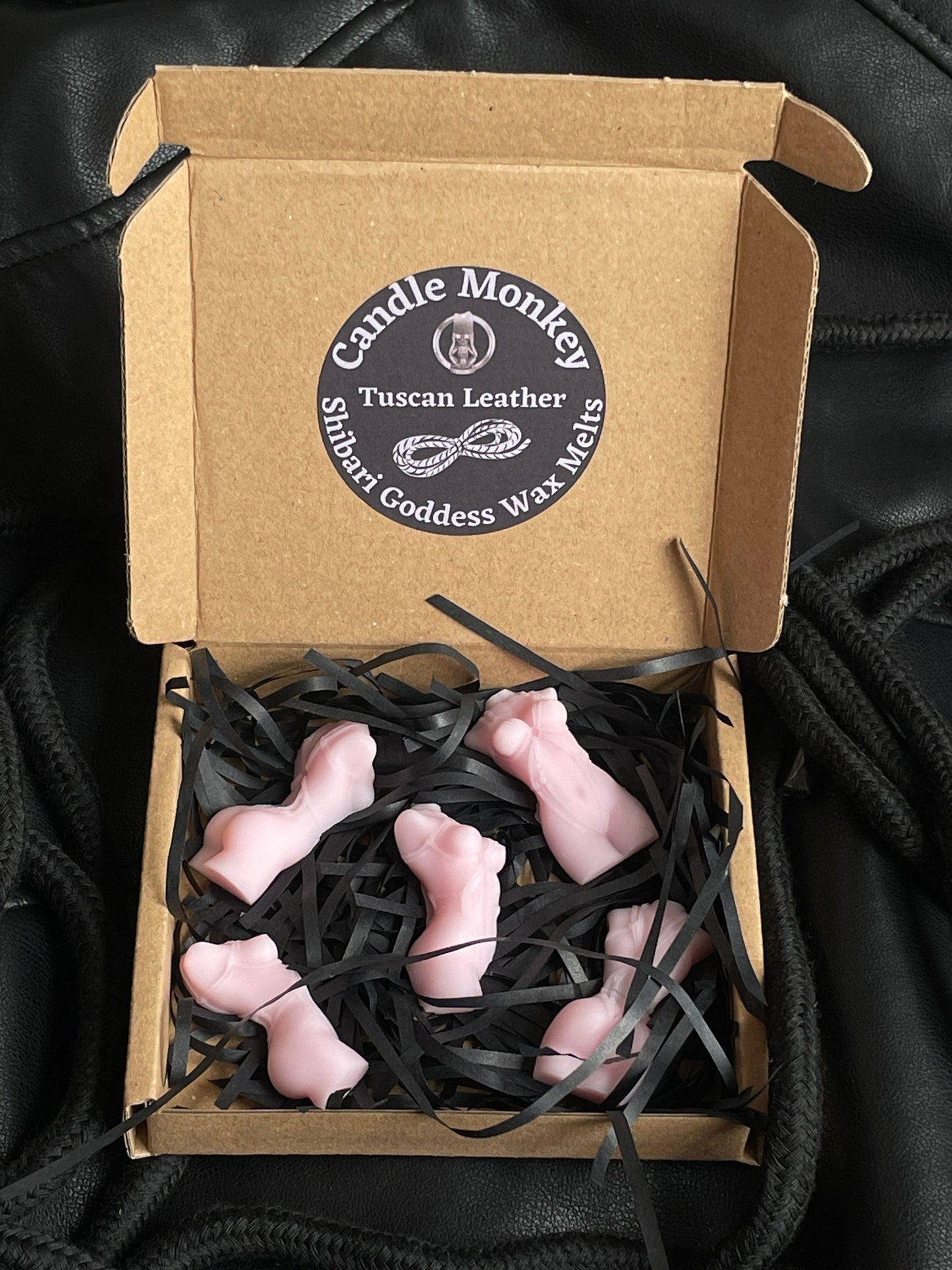 Shibari 5 Goddess Bondage BDSM Soy Blend Pink Wax Melts With Kink. Eco Packaging Gift Set Free UK Post