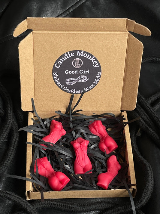 Shibari 5 Goddess Bondage BDSM Soy Blend Red Wax Melts With Kink. Eco Packaging Gift Set Free UK Post