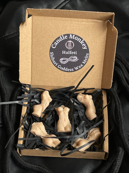 Shibari 5 Goddess Bondage BDSM Soy Blend Beige Wax Melts With Kink. Eco Packaging Gift Set Free UK Post