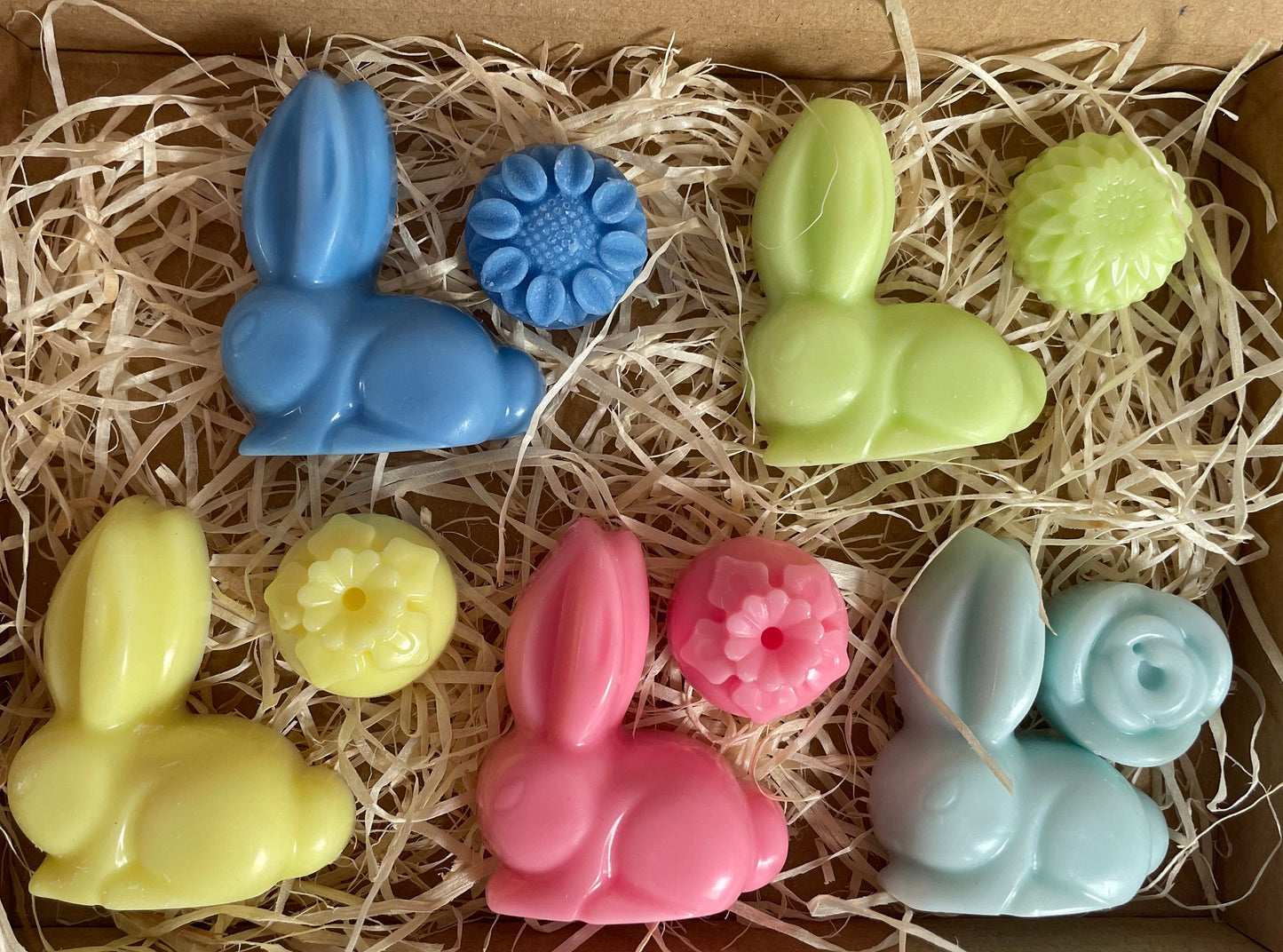 Fresh Spring Fragrances Bunny Rabbits Wax Melts Fresh Herbal Floral fragrances Free UK Post