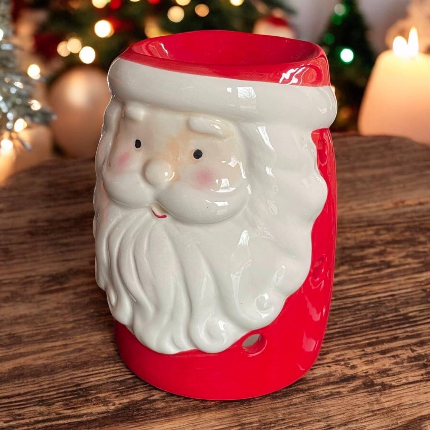 Father Christmas Santa Claus Wax Melt Burner Melter Free Postage to UK