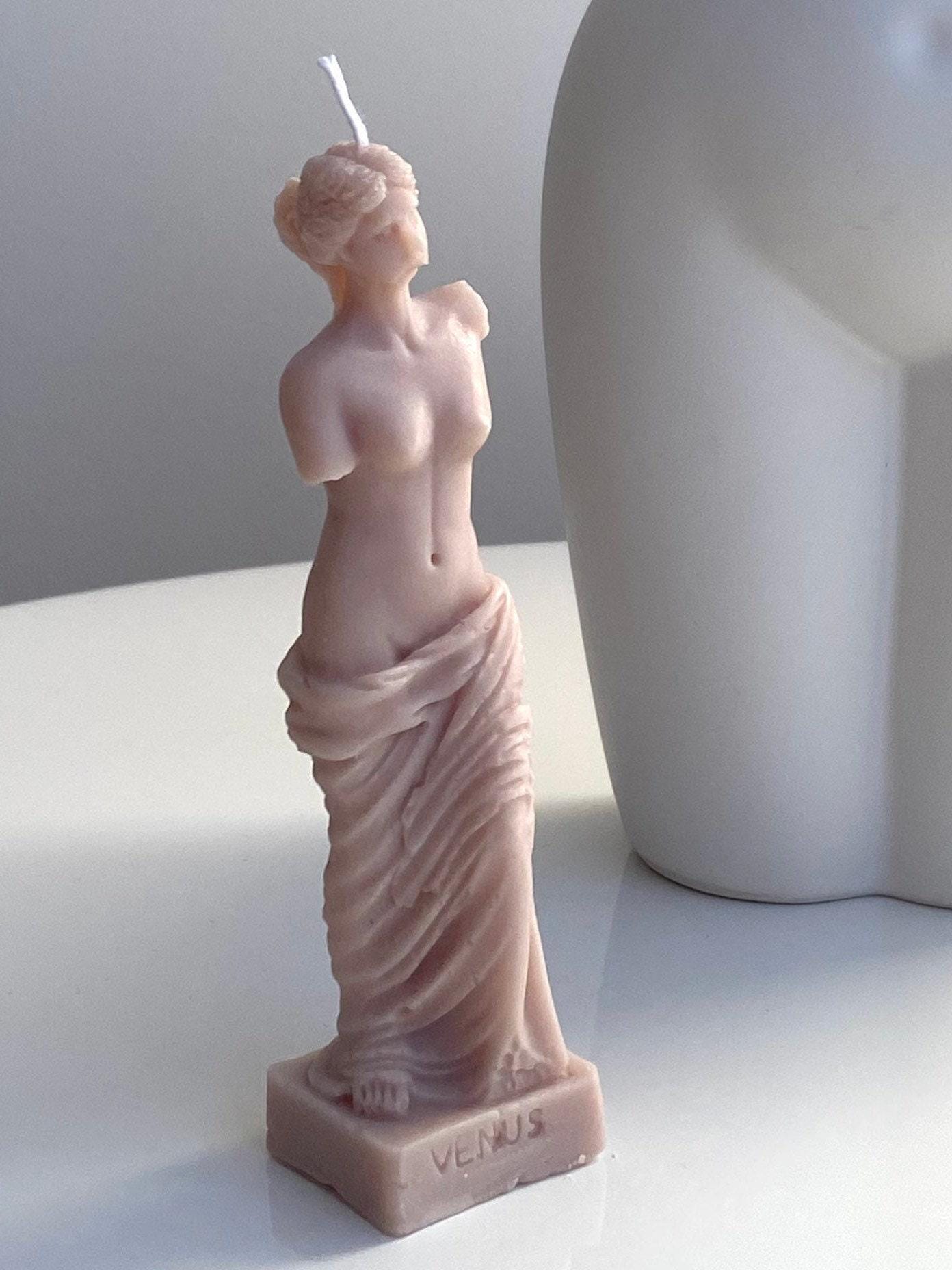 Hand Made Beige Body Sculpture Venus De Milo Statue Candle Over 70 Fragrances Free UK Post