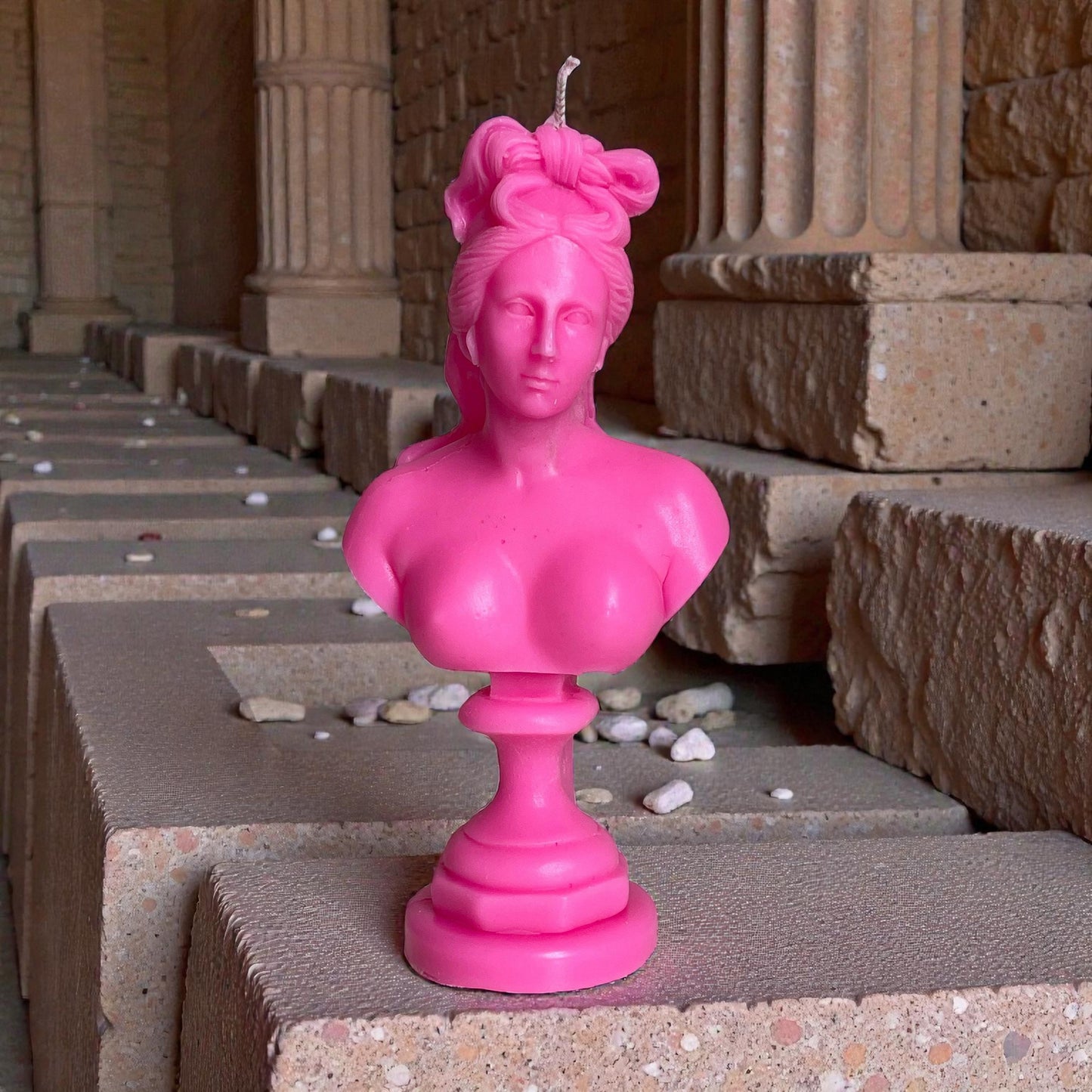 Aphrodite Goddess Of Love Bust Candle - Handmade Classical Sculpture Inspired by Ancient Greece
