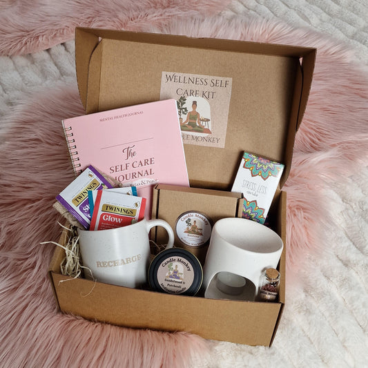 The Self-Care & Wellness Kit Pure Essential Oils Relaxing Birthday De-Stress Hamper Free UK Post