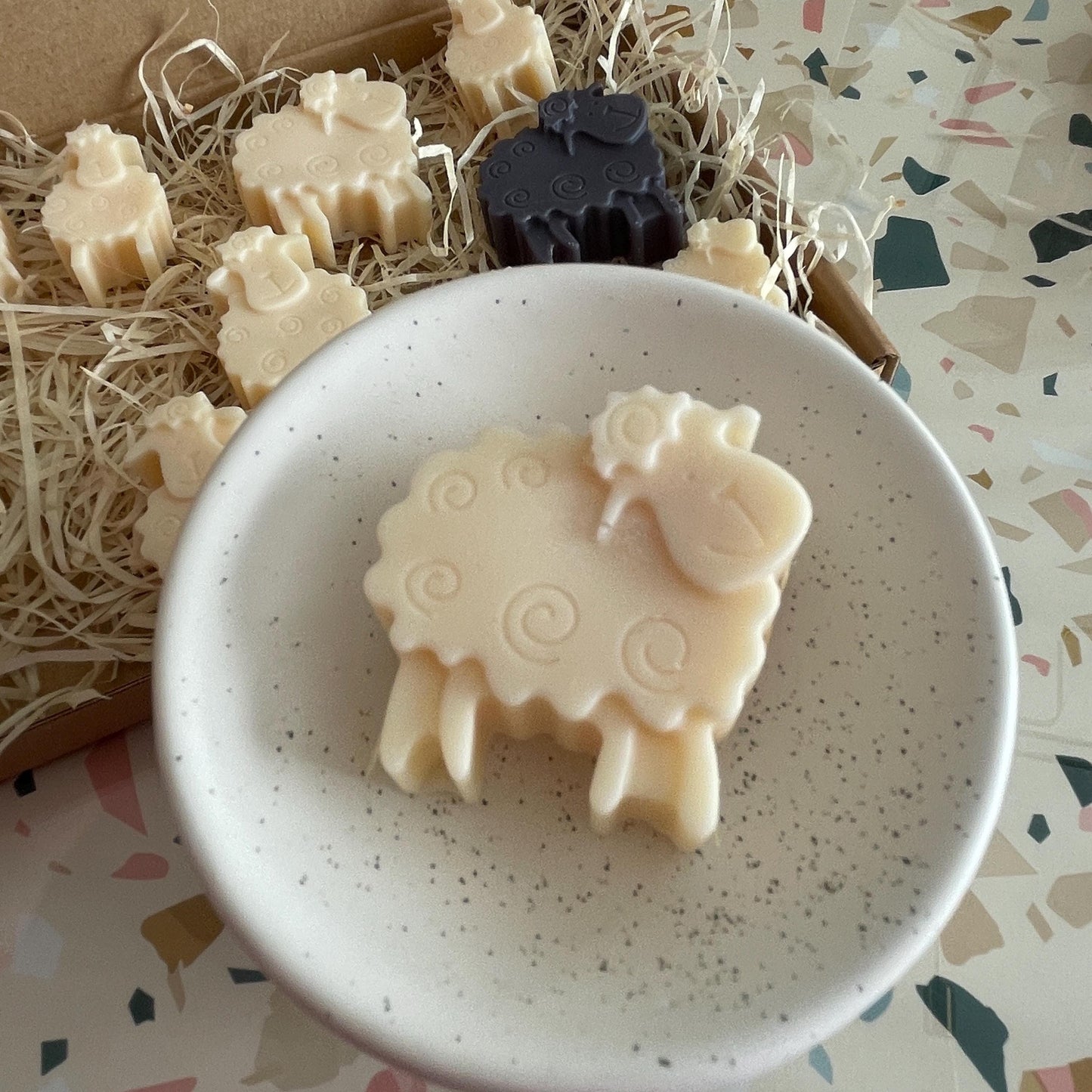 Looking Sheepish – Spring Lamb Farm Gift Box Of 10 Wax Melts  (Free UK Post)