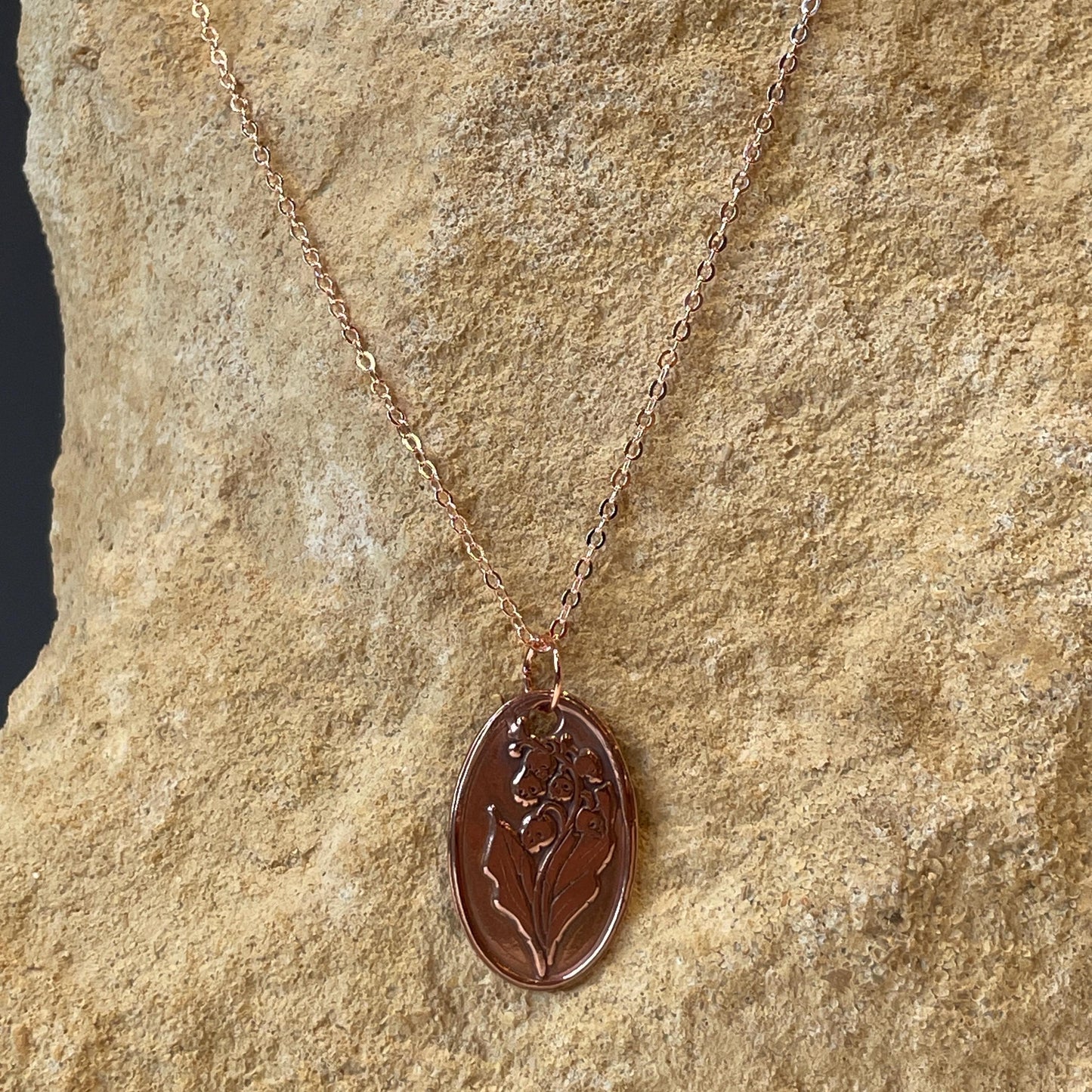 White Boar Forge Belladonna Pendant Handmade Gothic Botanical Necklace in Pure Copper Free UK Postage