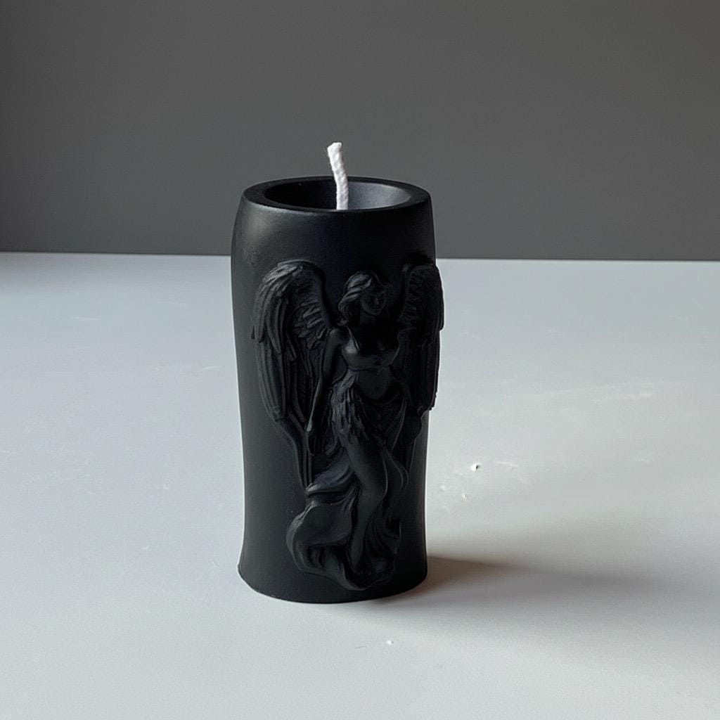Dark Angel Goddess Candle – Relief Soy Wax | Handmade in Leicestershire Free Post To UK
