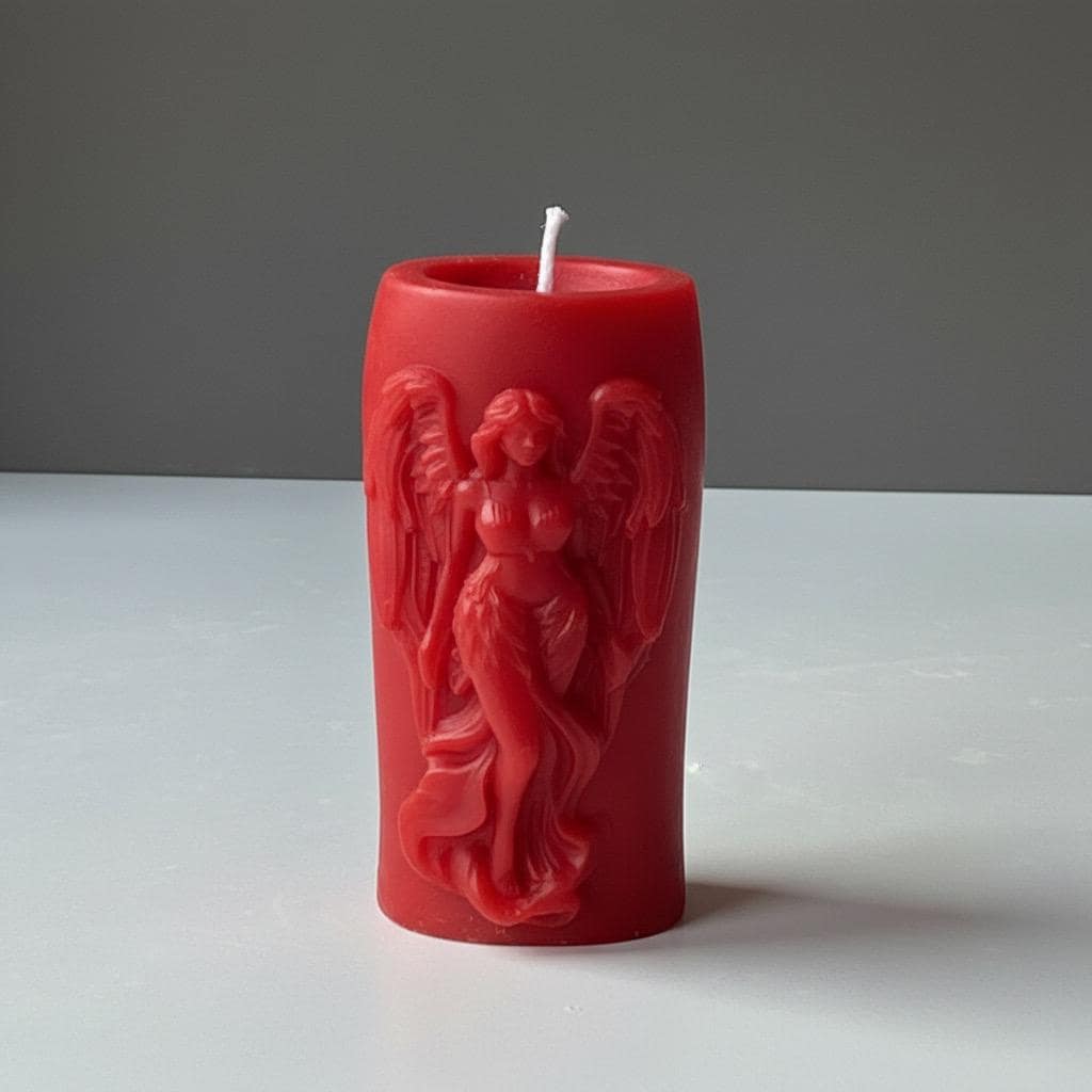 Dark Angel Goddess Candle – Relief Soy Wax | Handmade in Leicestershire Free Post To UK