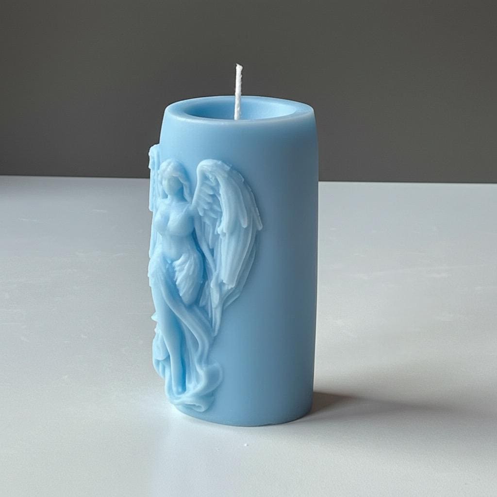 Dark Angel Goddess Candle – Relief Soy Wax | Handmade in Leicestershire Free Post To UK
