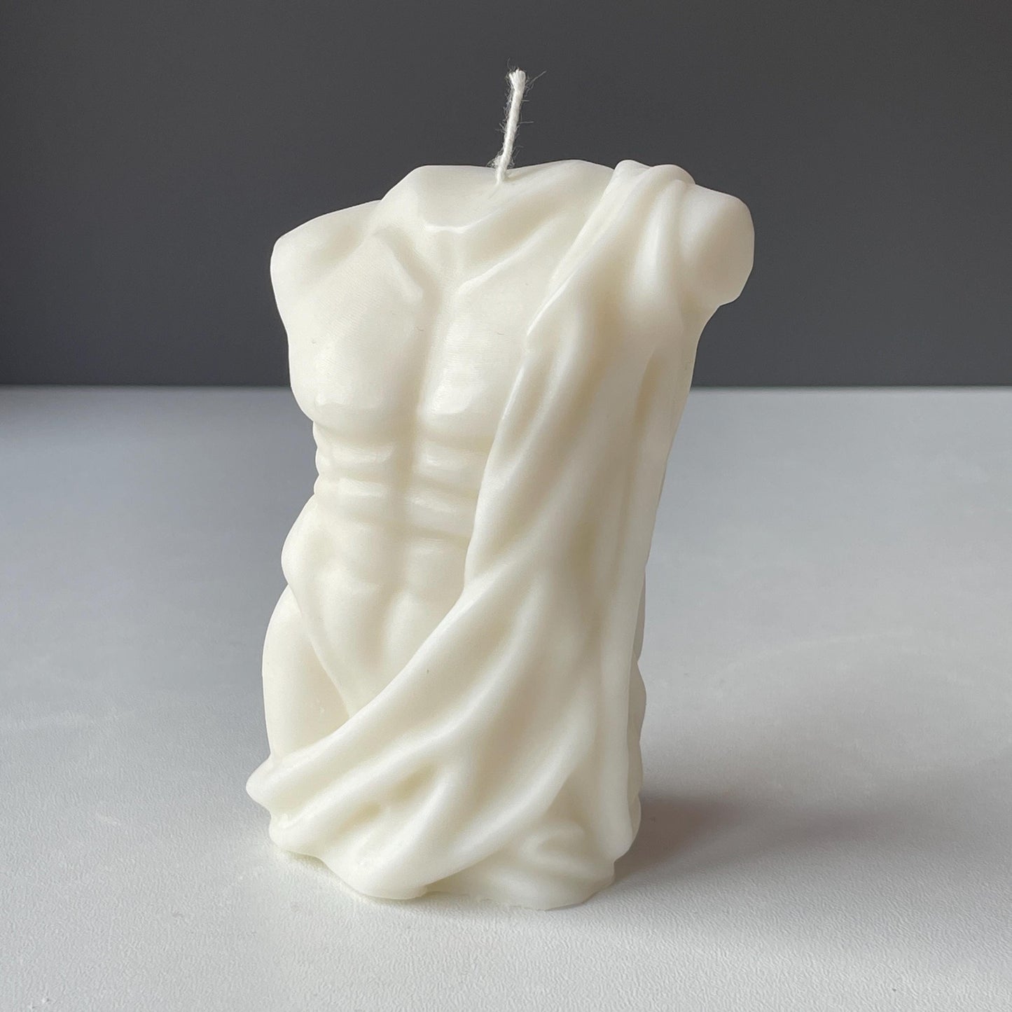 Athletic Form Candle | Sculpted Male Figure | Handmade Soy Wax | Mindful & Decorative | Made in Leicestershire | Free UK Post