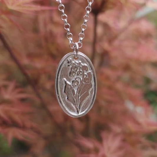 Belladonna – Sterling Silver, Copper Or Bronze Pendant, Gothic Botanical Necklace, Handcrafted Dark Floral Jewellery