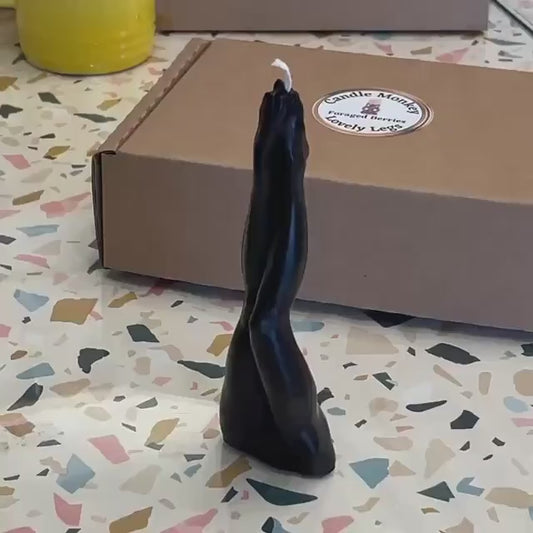 Hand Made Female Sculpture Human Nude Lovely Legs Sexy Candle Choice Of Scent & Colour Free UK Post