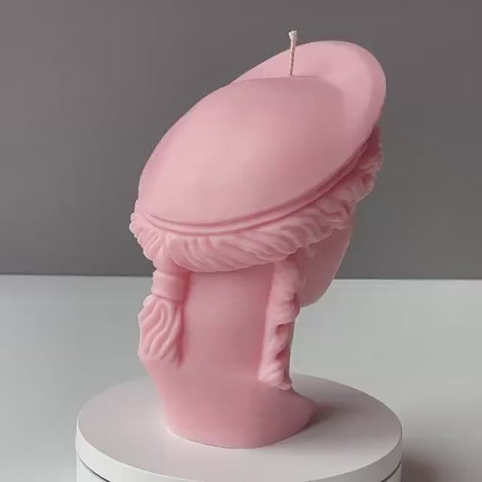 Hera Juno Candle – XL Bust Greek & Roman Goddess of Marriage and Family 750g | Free UK Post