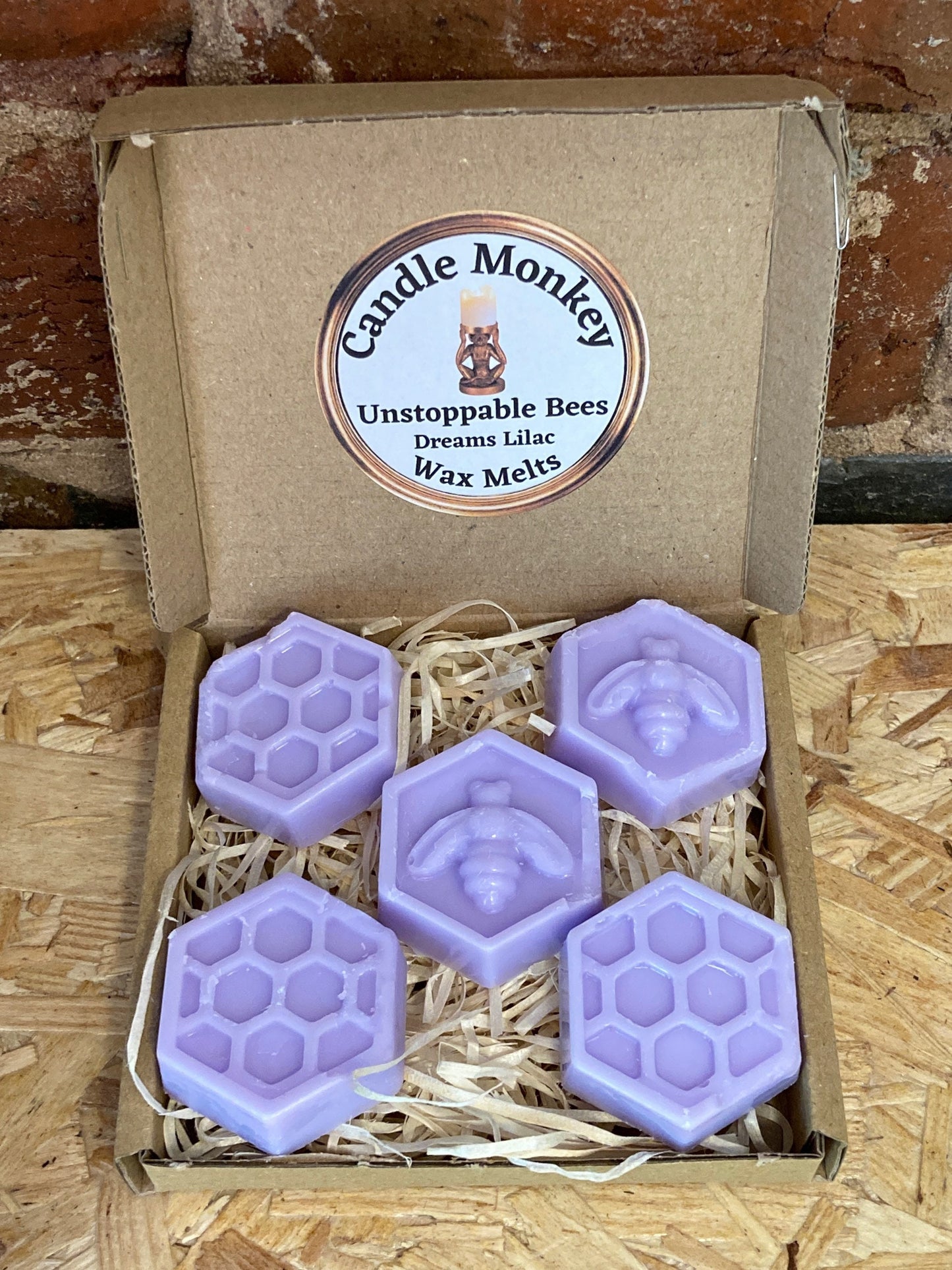 Unstoppable Bees - Schachtel mit wabenförmigem Wachs zum Schmelzen - Frische Wäsche - Sauberes Zuhause - Baumwollwäsche - Weichspüler - Inspiriert - Kostenloser Versand in Großbritannien