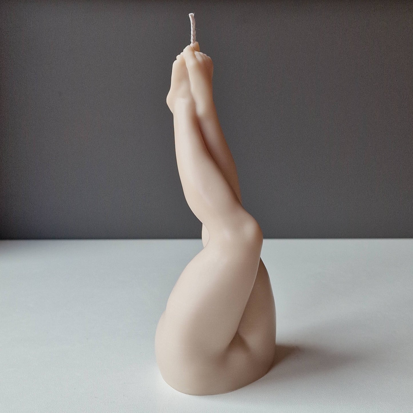 Hand Made Luscious Legs 20cm Female Shapely Sexy Woman Lady Soy Wax Candle Choice Of Colour & Fragrance Eco Packaging Free UK Post