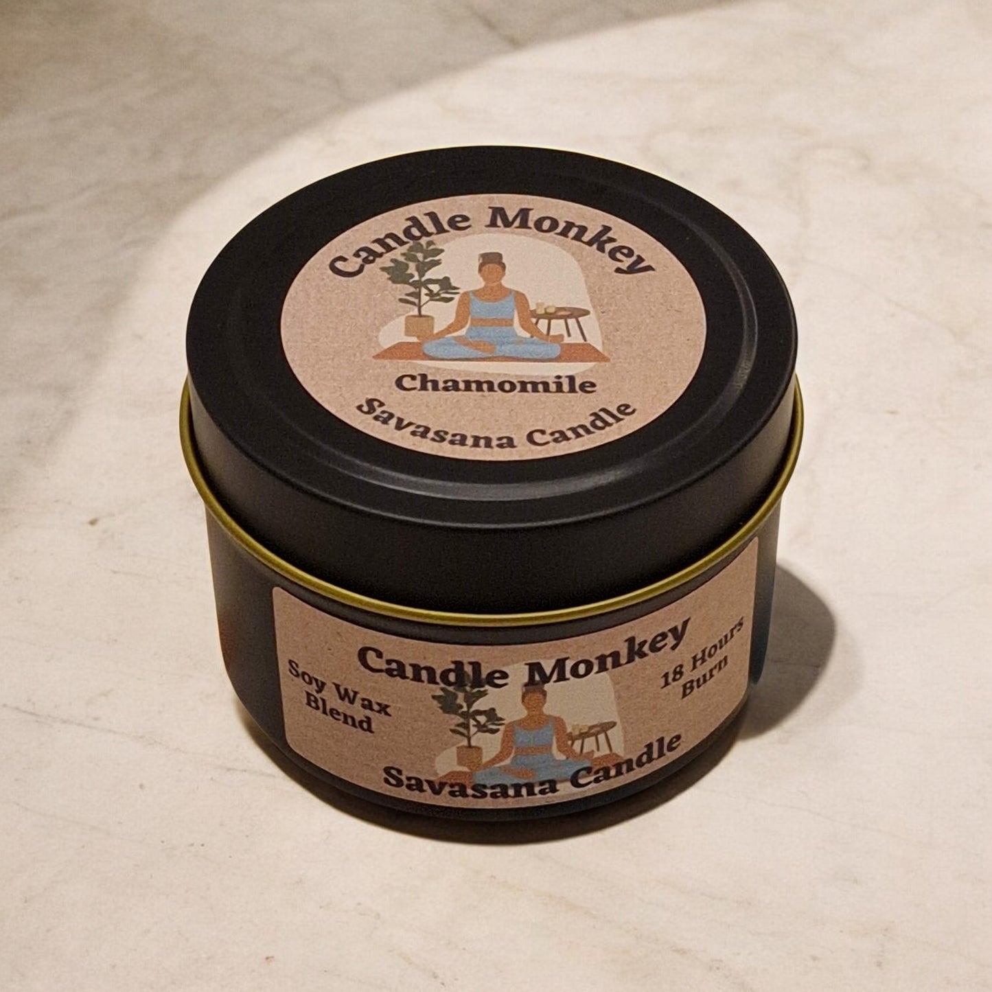 Savasana Soy Candle – Meditation, Yoga Lover Gift, Xmas Self-Care & Calm, Free UK Post